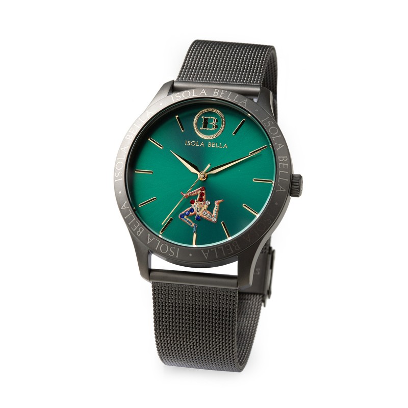 Orologio Isola Bella Mini Trinacria Verde 